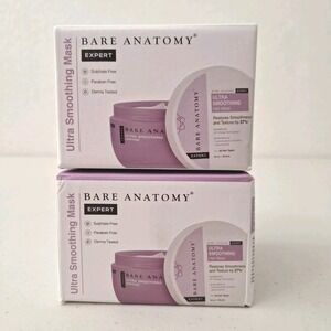 Bare Anatomy Ultra Smoothing Hair Mask 8.8oz, Sulphate/Paraben Free, 2 Set, NEW